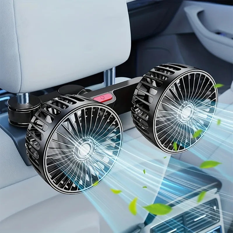Ventilatore Auto USB Doppia Testa
